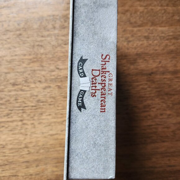 Great Shakespearean Deaths: Card Game (2016) COMPLETE Spymonkey Chronicle Books - Picture 2 of 6